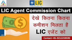 lic agent commission chart new
