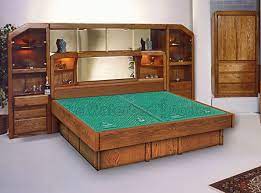 Oak Waterbed Bedroom Furniture Group