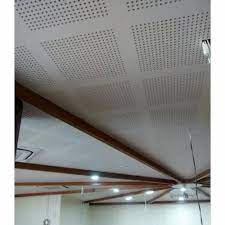 perforated gypsum board ceiling for