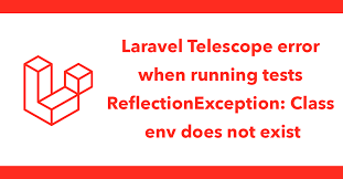 laravel telescope error when running
