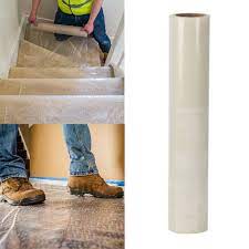 stair floor carpet protection film self