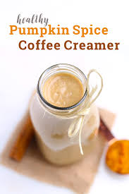 healthy pumpkin e coffee creamer