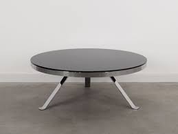 Danish Round Coffee Table 1970s For
