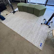 light tan and white contemporary rug