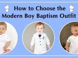 modern baptism outfit for baby boy