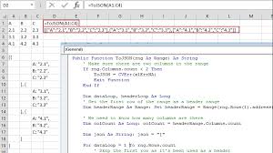 Convert Excel Data To Json Format Using Vba Collections