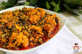 Best paired with fufu, plantains or with rice. Egusi Melon Soup With Ugu African Food Nigerian Food West African Food