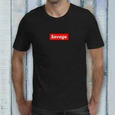 Details About New Savage Box Logo 21 Savage Supreme Logo New Unisex Usa Size T Shirt En1