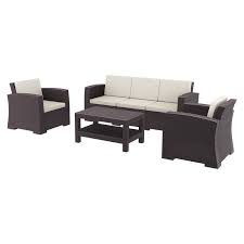 Compamia Monaco 4 Piece Outdoor Sofa