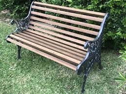 garden bench seat outdoor park antique