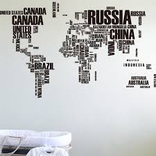Map Wall Decal Wall Stickers
