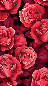 rose flower background design red