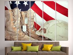 American Soldier Art Patriotic Wall Art