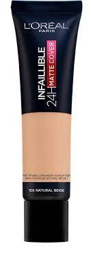 infallible 24h matte cover foundation
