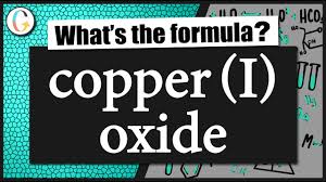 formula for copper i oxide