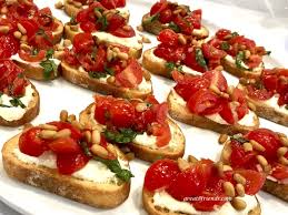 Pronounced brusketta, this classic italian appetizer is a perfect way to capture the flavors of garden ripened. Tomato Crostini With Whipped Feta Great Eight Friends