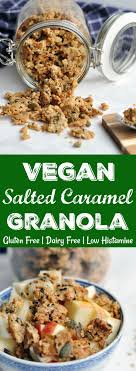 vegan salted caramel granola gluten