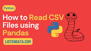python pandas 15 ways to read csv files