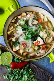 thai en noodle soup feasting at home