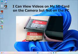 can view sd card videos on the camera