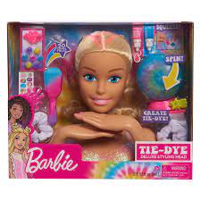 barbie tie dye deluxe 21 piece styling