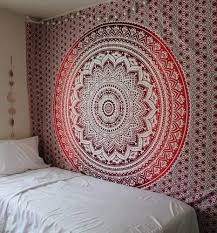 Cotton Hippie Mandala Ombre Tapestry