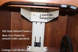 sewing cabinet machine air lift mechanism