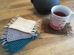 ravelry stay home mug rug pattern by