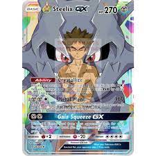Achetez en toute confiance et sécurité sur ebay! Brock S Steelix Custom Pokemon Card Zabatv
