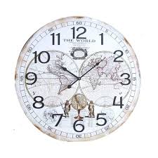 Clock French Country Vintage Inspired