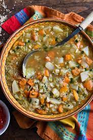 peruvian quinoa soup eat well enjoy life