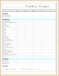 Free Weekly Budget Template Download Best Monthly Budget Spreadsheet