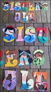 Disney Crafts Disney Letters Painted