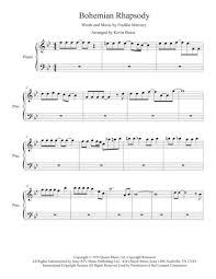 The free bohemian rhapsody piano sheet music peaked on the first position in the united kingdom singles chart and stayed there for nine straight weeks. Bohemian Rhapsody Original Key Piano By Queen Digital Sheet Music For Individual Part Sheet Music Single Solo Part Download Print H0 258085 90690 Sheet Music Plus