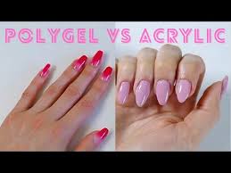 polygel vs acrylic nails done at home