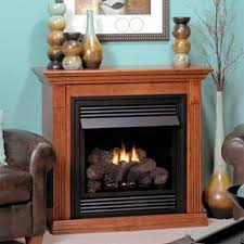 with mantel gas mantle fireplace
