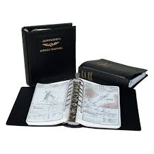 Jeppesen Airway Manual With Leather Binders