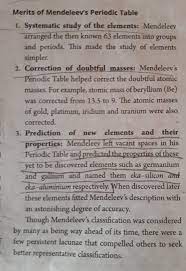 explain mendeleev s periodic table