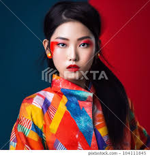 portrait of a beautiful asian woman