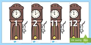 Coloring pages hickory dickory dock live speakaboos worksheets. Free Hickory Dickory Dock Times On Clocks Posters Nursery Rhymes