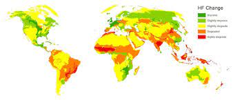 maps show humans growing impact on the