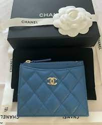 We did not find results for: New Chanel Blue Caviar Zip Card Holder O Card Case Wallet Classic 20s Ebay