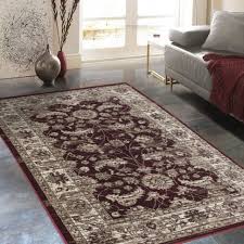allstar rugs distressed burgundy and