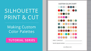 How To Make Custom Color Palettes For Print Cut In
