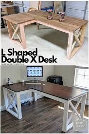 Jake's learning how to use a miter saw. Diy L Shaped Desk Plans Novocom Top