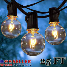 Outdoor String Lights 25ft W 25 Edison