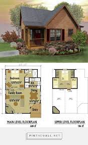 Small Cabin With Loft Floor Plans gambar png