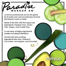 mehron paradise makeup aq mango