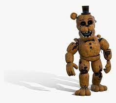 Golden freddy is unknown and mysterious, and acts as a sly, and silent being who watches from the darkness. Pbr Transparent Background Hd Withered Golden Freddy Withered Golden Freddy Sfm Hd Png Download Kindpng