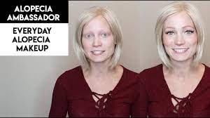 alopecia makeup routine you